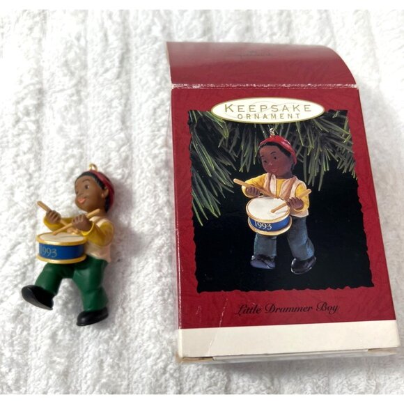 Hallmark Keepsake Ornament 1993 Little Drummer Boy Christmas Decoration - Picture 2 of 4